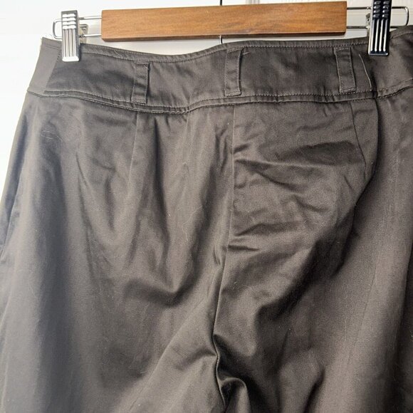 Tribella Sport Brown Capri 3 Button Ankle Straight Leg Casual Pants Size 8 - Picture 6 of 9